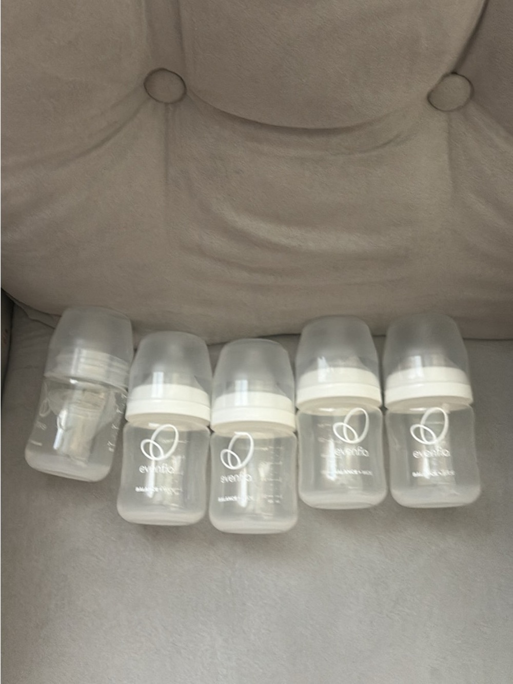 Evenflow wide neck bottles